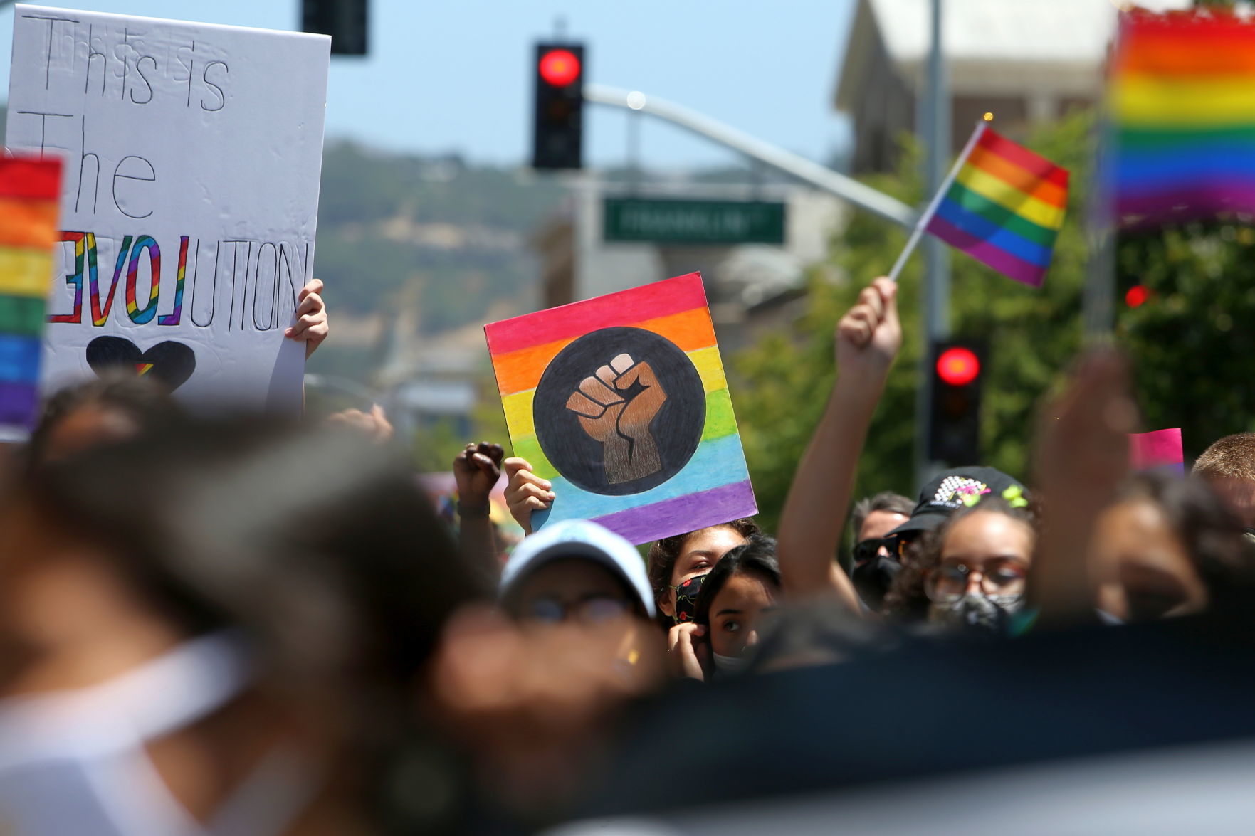 Pride Is a Protest march in Napa